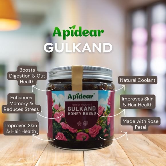 Apidear  Gulkand benifits.
