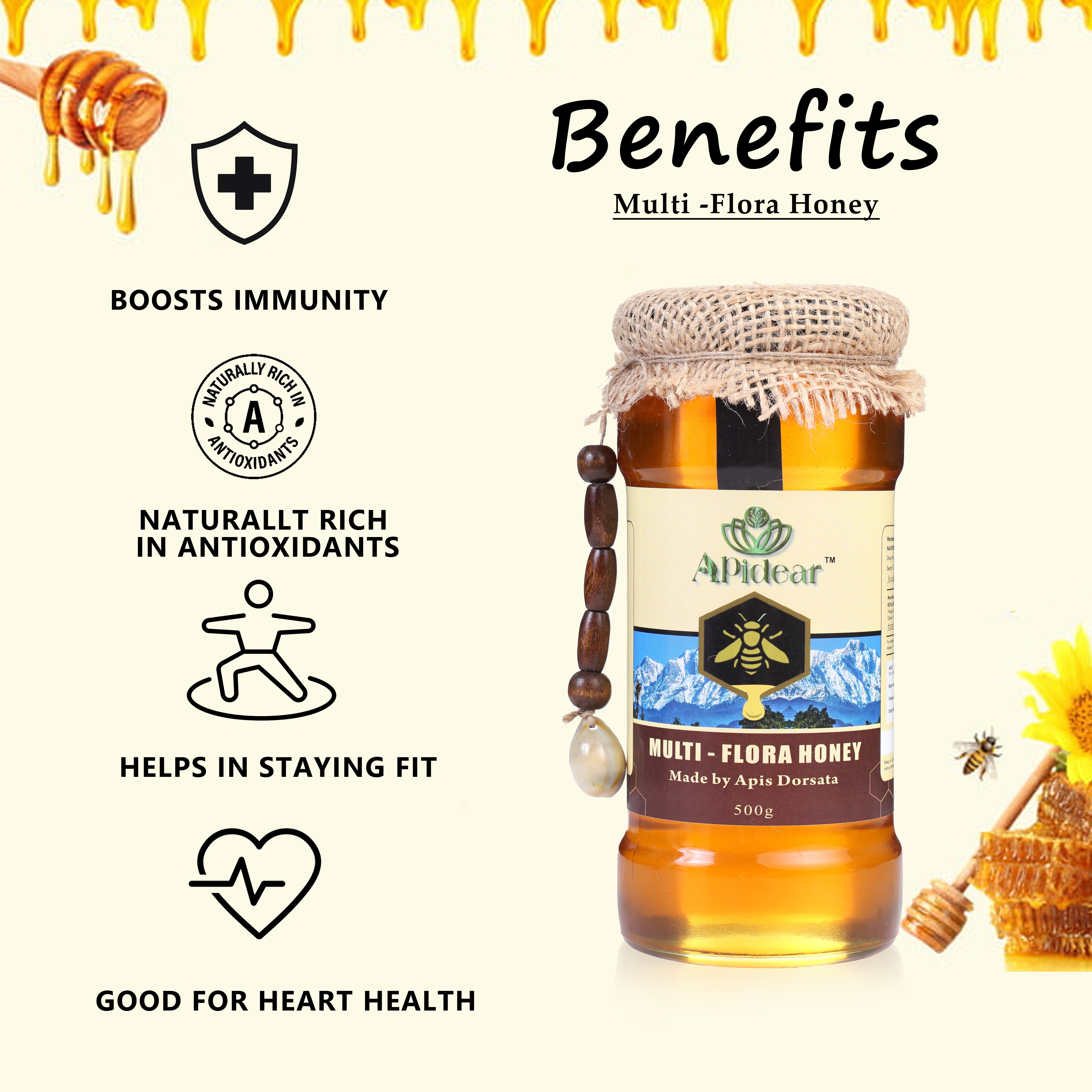 Multi-Flora Honey 500g - 0