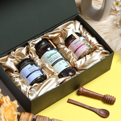 Apidear Signature Trio Honey Gift Box